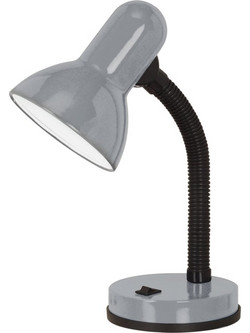 Φωτιστικό Γραφείου Eglo Basic 1 E27 30 cm Silver 90977