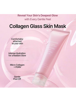 Mixsoon Collagen Glass Skin Peel Off Μάσκα Προσώπου με Κολλαγόνο 80ml
