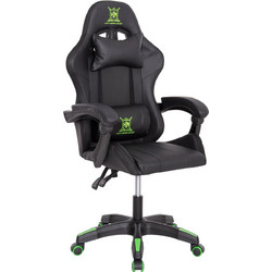 ΠΟΛΥΘΡΟΝΑ GAMING DARREN HM1203.03 ΜΑΥΡΟ-ΠΡΑΣΙΝΟ PVC 58.5x100x120Υεκ