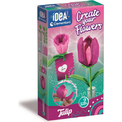 Flower Tulips Σετ Χειροτεχνίας 2 Τεμαχίων Clementoni 19x10 εκ