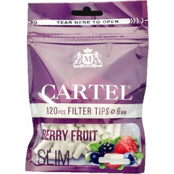 Φιλτράκια Cartel BERRY FRUIT SLIM 6.0mm (βατόμουρα)