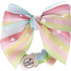 Invisibobble SPRUNCHIE KIDS SLIM λαστιχάκι μαλλιών με φιόγκο χρώμα Let's Chase Rainbows
