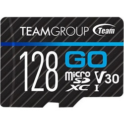 TeamGroup Go microSDXC 128GB Class 10 U3 V30 UHS-I 90MB/s + Adapter