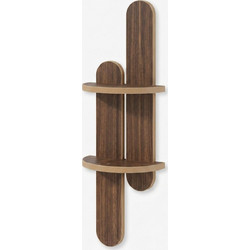 ASIR Ράφι Τοίχου Wenge από MDF 26 x 80 x 13 cm 173ALF1121