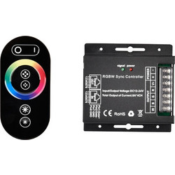 Adeleq Μηχανισμός Με Τηλεχειριστήριο Για LED Ταινία RGBW 12VDC192W 24VDC384W 16A 30-381223