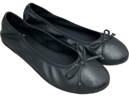 Μπαλαρίνες δερμάτινες smart steps 207-black