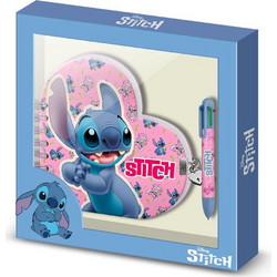 Karactermania Σετ Δώρου Γραφική Ύλης Stitch + Angel Heart Gift Box Diary + Pen
