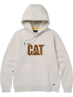 CAT Ανδρικό Φούτερ με Κουκούλα Κρεμ / Μπεζ 1050048