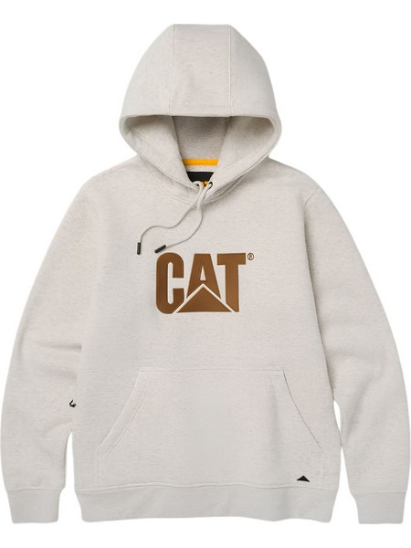 CAT Ανδρικό Φούτερ με Κουκούλα Κρεμ / Μπεζ 1050048