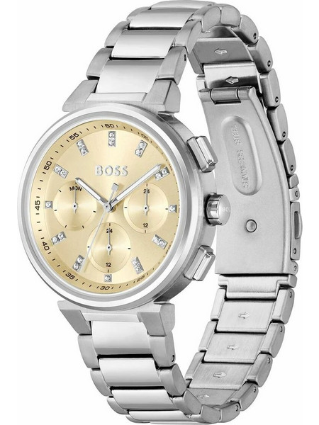 Hugo Boss Γυναικείο Ρολόι με Ασημί Μεταλλικό Μπρασελέ 1502676