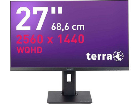 Monitor 27" Terra (2560x1440) 2775W PV v3 16:9 WQHD 5ms 75Hz HDMI DP USB-C RJ45 Black