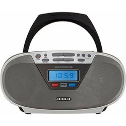 Aiwa BBTU-400 Φορητό Ράδιο CD Player με Bluetooth Ασημί