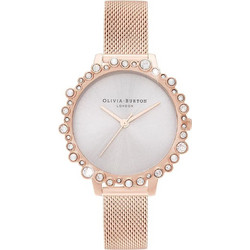 Olivia Burton Γυναικείο Ρολόι με Μπεζ Μεταλλικό Μπρασελέ OB16US50