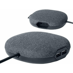 Brennenstuhl Βάση Φόρτισης με 2 Θύρες USB-A Grey