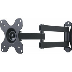 Techly ICA-LCD 923B Βάση Τηλεόρασης Τοίχου Περιστρεφόμενη με Βραχίονα 13"-30" έως 15kg