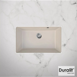 Duralit KZ075U Υποκαθήμενος Νεροχύτης Γρανίτη Ματ Beige 76x50cm