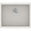 Sanitec Classic 341 Ένθετος Νεροχύτης Γρανίτη Ματ Metallic Ice 40x50cm