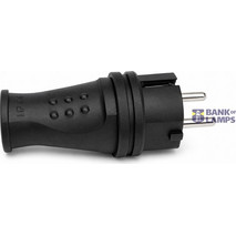 Rewirable rubber plug 16A 250V Max: 3500W