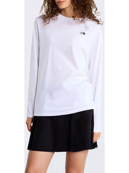 THE NORTH FACE W ESS SD RLX LS TEE NF0A8CWG-FN4 White