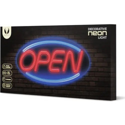 Neon Plexi Forever Light FPNE04X OPEN (USB, On/Off & Dimmer) Μπλέ - Κόκκινο