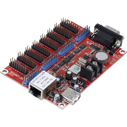 GLOBOSTAR TF-C6NUR 90386 κάρτα λήψης LED 8xHUB75, μονόχρωμα 2048x64/1024x128, δίχρωμα 1024x64/512x128, Gigabit DC 3.56V IP20