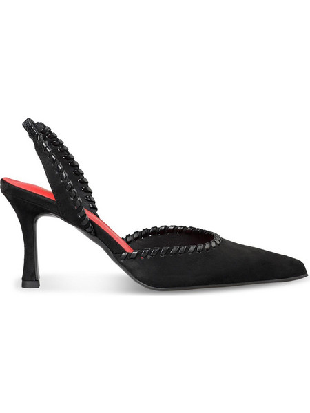 Envie Shoes Γόβες Slingback Μαύρες E02-24720-34