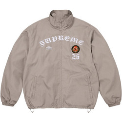 Supreme x Umbro Cotton Ripstop Track Jacket Αθλητικό Ανδρικό Μπουφάν Γκρι