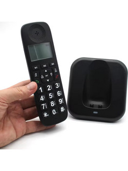 Portable DECT CFH8006 1.88-1.93 GHz Wireless Analog Cordless Phone with TAM Voice Answering Machine