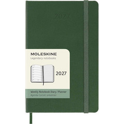 MOLESKINE ΗΜΕΡΟΛΟΓΙΟ 2027 POCKET HARD WEEKLY NOTEBOOK MYRTLE GREEN