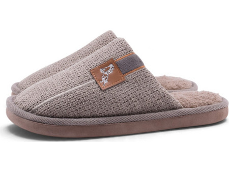 Love4shoes Χειμερινές Παιδικές Παντόφλες Καφέ 8130XL