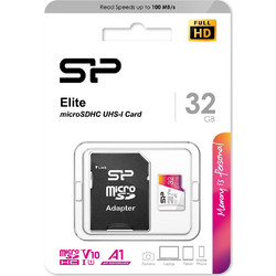 Silicon Power Elite microSDHC 32GB Class 10 U1 UHS-I + Adapter
