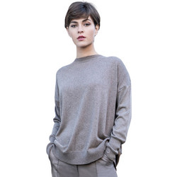 AGGEL W L/S TOP - FW51108KF-ELEPHANT GREY