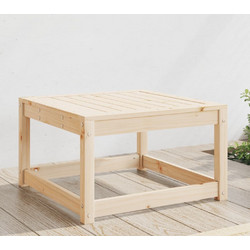 vidaXL Υποπόδιο Κήπου από Μασίφ Ξύλο Πεύκου 63,5x63,5cm 1 τεμ. Γωνιακός