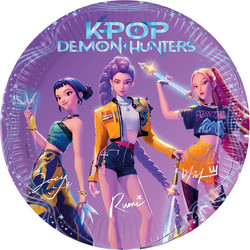 Πιάτα Χάρτινα Πάρτυ K-POP πακ=8τεμ o23 o23cm K-Pop 98638