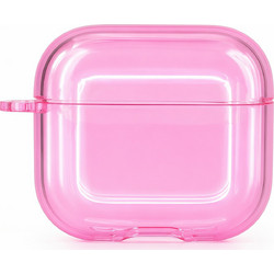 Vivid Θήκη TPU με Γάντζο για Apple AirPods 4 / 4 ANC Ροζ
