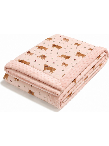 Κουβέρτα Moo Meadow - Powder Pink - XL