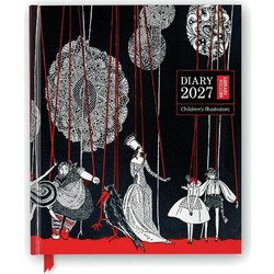 British Library: Children's Illustrators 2027 Desk Diary Planner - Week to View, Illustrated throughout