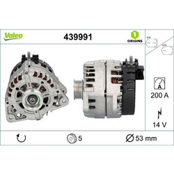 VALEO 439991 - VALEO ΔΥΝΑΜΟ MERCEDES