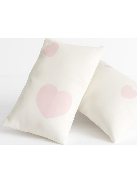 Μαξιλαροθήκες Σετ 2τμχ 20x30cm Beboulino U&Me Pink Hearts