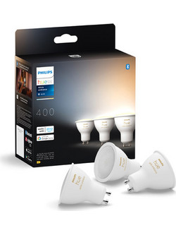Λάμπα LED Philips Hue GU10 White Ambiance Bluetooth/Zigbee 2200-6500K 400lm 4.2W 3τμχ 929003666703