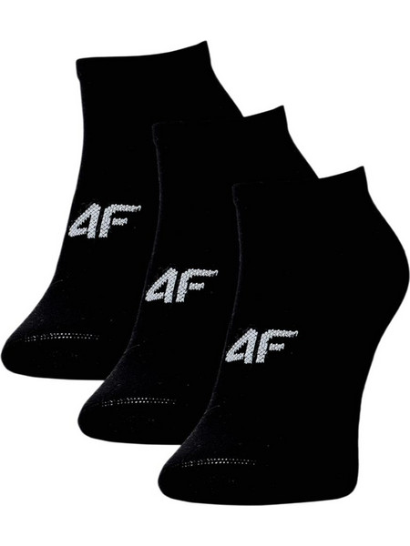 4F Ανδρικές Κάλτσες Μαύρες 3Pack 4FWMM00USOCM737-20S