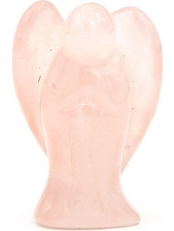 Άγγελος από Ροζ Χαλαζία (Rose Quartz) Διαστάσεις: 3,8 εκ