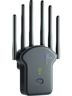 KouVolsen KOS-12077 Έξυπνος ασύρματος ενισχυτής σήματος wifi 2.4g-5.0g SD Ram 32mb - Μαύρο