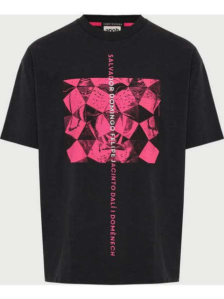 Oversized t-shirt Salvador Dali - FUNKY BUDDHA x apoh London FBU014-610-04_BLACK