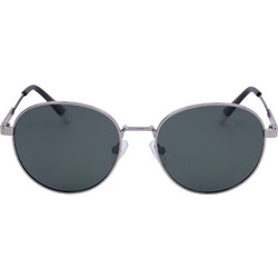 Polaroid Eyewear PLD4135/S/X 6LB/UC Ανδρικά Γυαλιά Ηλίου Στρογγυλά Μεταλλικά Ασημί με Πράσινο Polarized Φακό