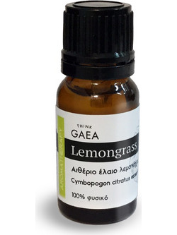 Think Gaea Βιολογικό Αιθέριο Έλαιο Λεμονόχορτο 10ml