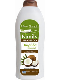 Miss Sandy Family Καρύδα Σαμπουάν 1000ml