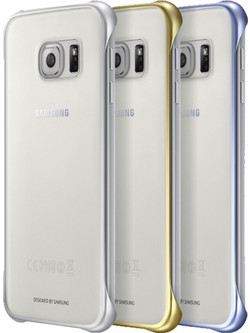 Samsung Clear Cover Black / Gold / Silver Set (Galaxy S6)
