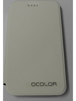 Θήκη Book Style Slim με πίσω κάλυμμα σιλικόνης για Blackview A5 Λευκό (OEM)