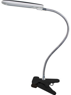 LED ΓΡΑΦΕΙΟΥ 5W ΜΑΥΡΟ 4000K+ΣΠΙΡΑΛ+ΚΛΙΠ230V7,5X11,5XH43,5CM BAZ2 ACA 15205LEDBKC